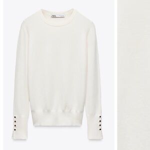 zara viscose sweater
